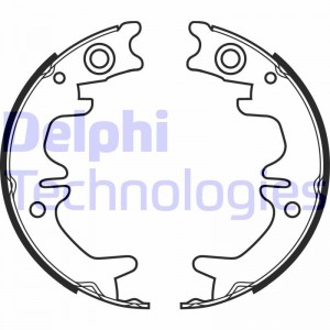 Комплект тормозных колодок, стояночная тормозная система LS1974 DELPHI