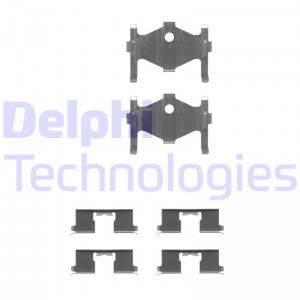 Комплектующие, колодки дискового тормоза LX0240 DELPHI