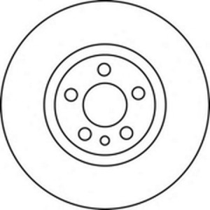 Тормозной диск 562224B BENDIX JURID