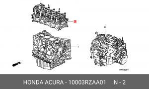 Деталь 10003RZAA01 HONDA