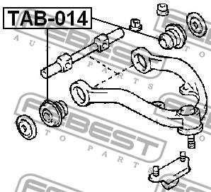 Сайлентблок TAB-014 FEBEST