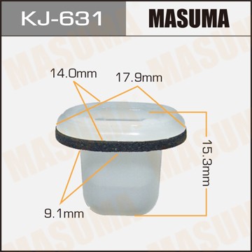 Клипса крепежная KJ631 MASUMA