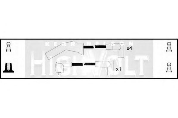 Ккомплект проводов зажигания OEF069 STANDARD