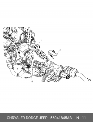 Лямбда-зонд 56041 845AB CHRYSLER