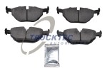 Комплект тормозных колодок, диско 08.35.007 TRUCKTEC