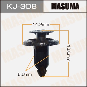 Клипса крепежная KJ308 MASUMA