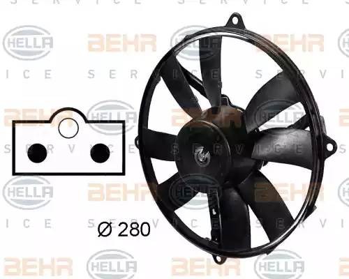 Вентилятор, охлаждение двигателя 8EW 009 158-761 HELLA