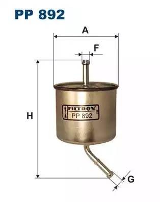 Фильтр топливный PP892 FILTRON
