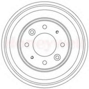 Тормозной барабан 329335B BENDIX JURID