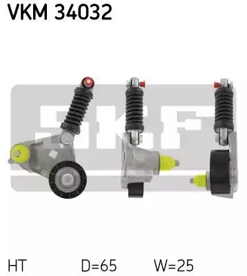 Натяжной ролик, поликлиновой  ремень VKM34032 SKF