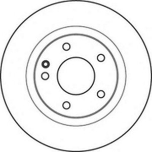 Тормозной диск 562245B BENDIX JURID