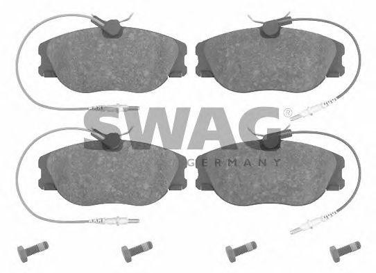 Комплект тормозных колодок, диско 62 91 6224 SWAG