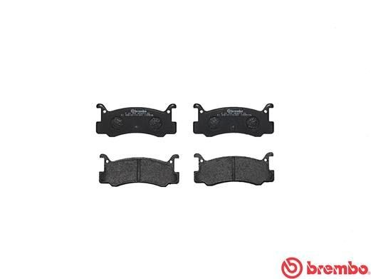Комплект тормозных колодок, диско P49005 BREMBO