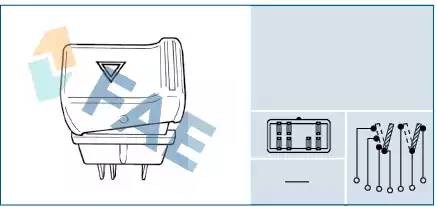 Указатель аварийной сигнализации 61110 FAE