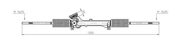 Рулевой механизм DSR168L DELCO REMY