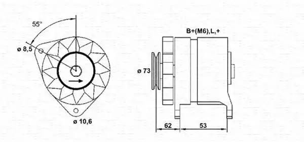 Генератор 943356142010 MAGNETI MARELLI