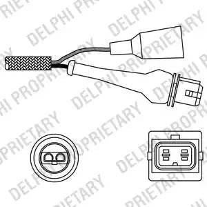 Лямбда-зонд ES10289-12B1 DELPHI