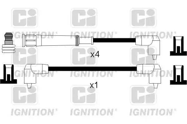 Ккомплект проводов зажигания XC1100 QUINTON HAZELL