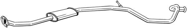 Средний глушитель выхлопных газов 293-403 BOSAL