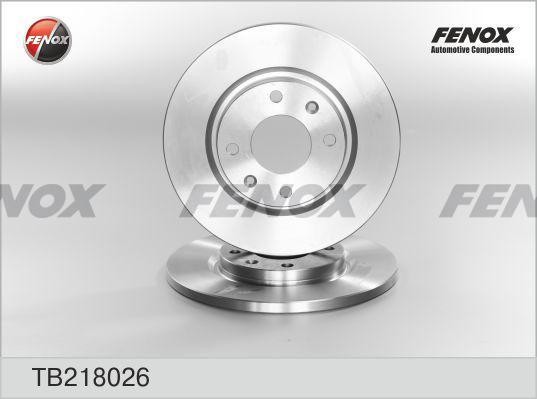 Диск тормозной TB218026 FENOX
