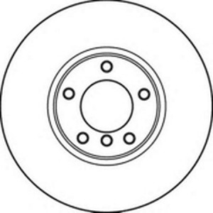 Тормозной диск 562384B BENDIX JURID