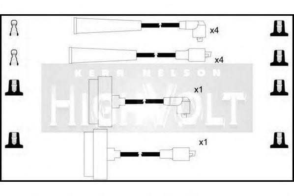Ккомплект проводов зажигания OEF151 STANDARD