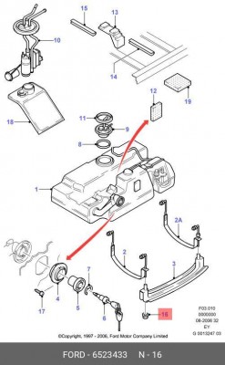 Деталь 6 523 433 FORD
