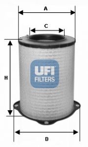 Топливный фильтр 26.639.00 UFI