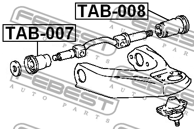 Сайлентблок TAB-007 FEBEST