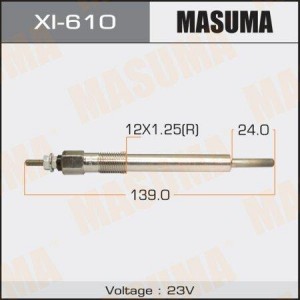 Свеча накаливания XI-610 MASUMA