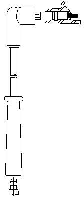 Провод зажигания 3A8440 BREMI