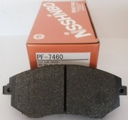 Колодки тормозные дисковые PF7460 NISSHINBO