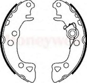 Комплект тормозных колодок 361426B BENDIX JURID
