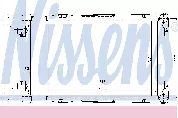 Интеркулер 96968 NISSENS