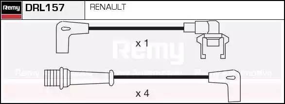 Ккомплект проводов зажигания DRL157 DELCO REMY