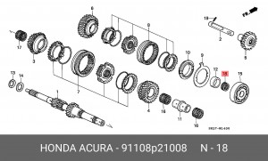 Деталь 91108P21008 HONDA