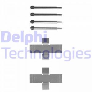 Комплектующие, колодки дискового тормоза LX0006 DELPHI
