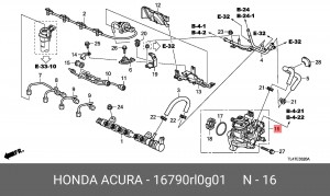 Насос высокого давления 16790RL0G01 HONDA