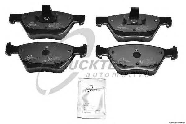 Комплект тормозных колодок, диско 02.35.105 TRUCKTEC