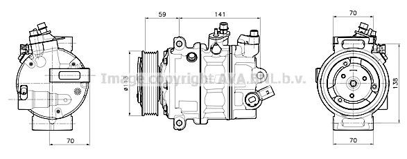 Конденсатор, кондиционер LC5069 AVA