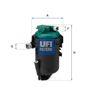 Топливный фильтр 55.181.00 UFI