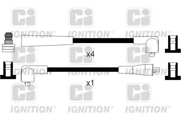 Ккомплект проводов зажигания XC421 QUINTON HAZELL