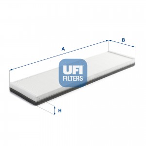 Фильтр, воздух во внутренном пространстве 53.054.00 UFI