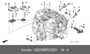 Клапан электромагнитный АКПП 28250RPC003 HONDA
