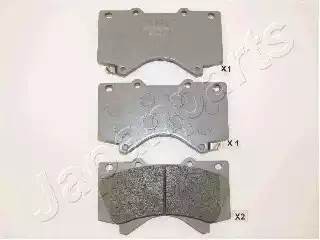 Колодки тормозные дисковые PA272AF JAPAN PARTS GROUP