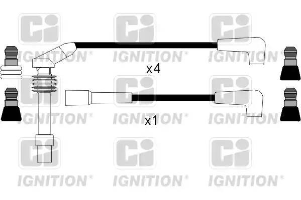 Ккомплект проводов зажигания XC715 QUINTON HAZELL