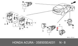 Лампа 35850SEAE01 HONDA