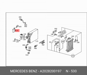 Деталь A 202 820 01 97 MERCEDES BENZ