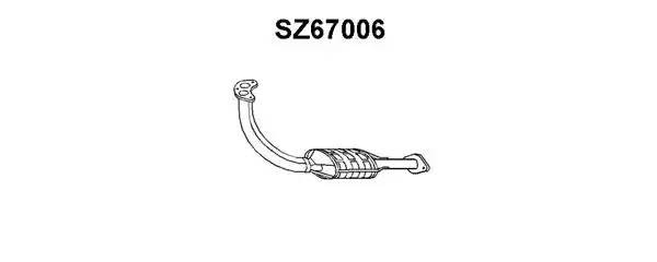 Предглушитель выхлопных газов SZ67006 VENEPORTE
