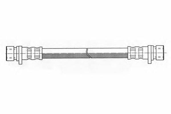 Тормозной шланг FHY2296 FERODO